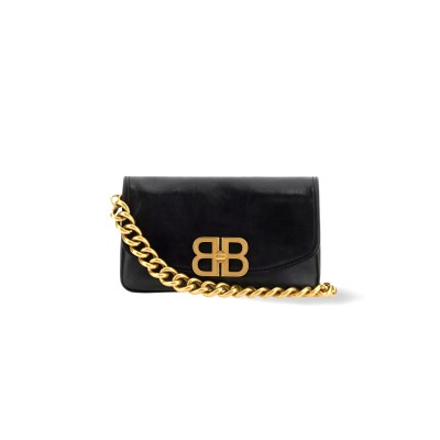 BALENCIAGA SMALL BB SOFT IN BLACK 7485982AAIZ1000 (26*25*3cm)